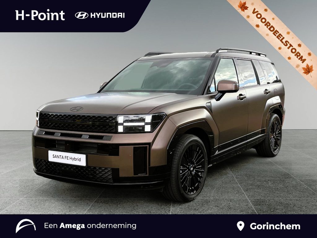Hyundai Santa Fe Black Line 1.6 T-GDI PHEV 4WD | 6-PERSOONS | LEDER INCL. MEMORY | BLACK PACK | BLIND-SPOT VIEW MONITOR | 20'' DARK TONE LM-VELGEN | BOSE AUDIO |