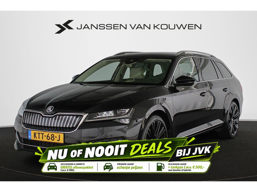 Skoda Superb Combi 1.4 TSI iV Laurin & Klement Leder Stoelventilatie Stoelverwarming Canton