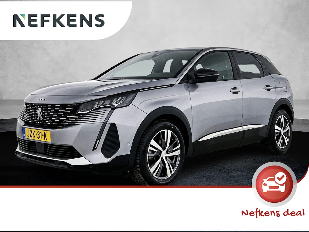 Peugeot 3008 SUV Allure Pack Business 1.6 Plug-in HYbrid 225pk Automaat | Navigatie | Achteruitrijcamera | Climate Control | Keyless start | Parkeersensoren v+a | Dodehoeksensor | Adaptieve Cruise Control | Armsteun | Led koplampen | Apple Carplay / Android Auto | Bluetooth | DAB+ radio | Donker getint glas | 18" lichtmetalen velgen |