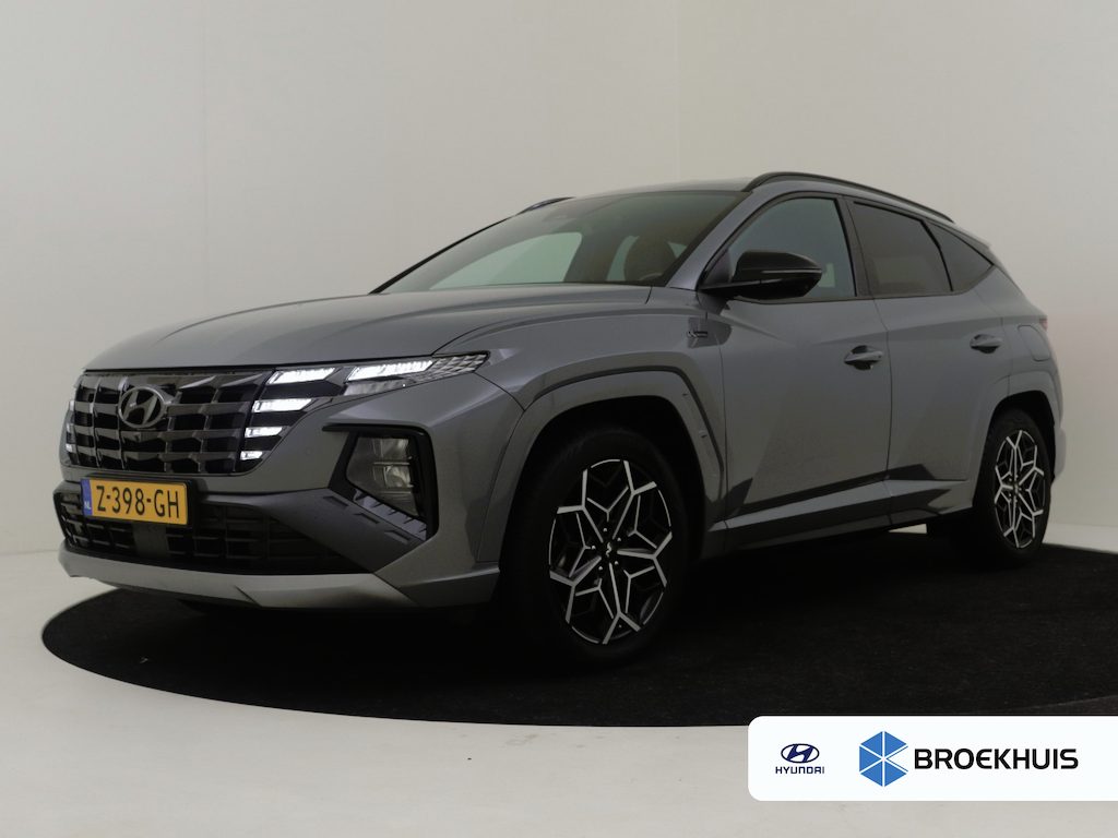 Hyundai Tucson 1.6 T-GDI PHEV N Line 4WD l 360gr Camera l Elektr. Stoelen incl Verwarming l Dodehoek Detectie l Elekt. klep l 19" l