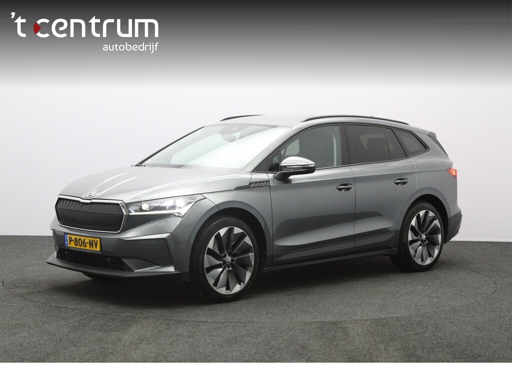 Skoda Enyaq iV 60 180 PK, Leder, 91 % SOH, Adap. Cruise Control, Stoelverwarming, Stuurverwarming