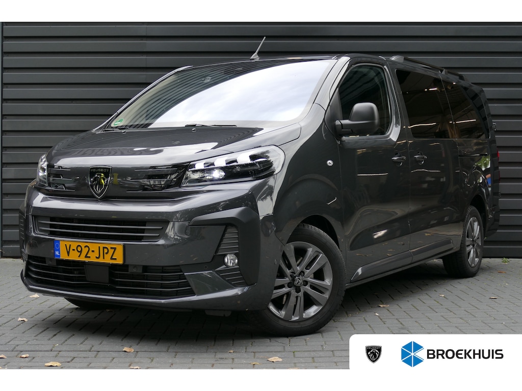 Peugeot Expert 2.0 BLUEHDI 180PK DC 5-ZITS AUTOMAAT / CAMERA / TREKHAAK / STOEL-STUURVERWARMING / KEYLESS / LED / 17" LMV / GLAS-LOOK / NAVI / CLIMA / PDC / BLUETOOTH / CRUISECONTROL / 1E EIGENAAR / SCHITTERENDE STAAT !!