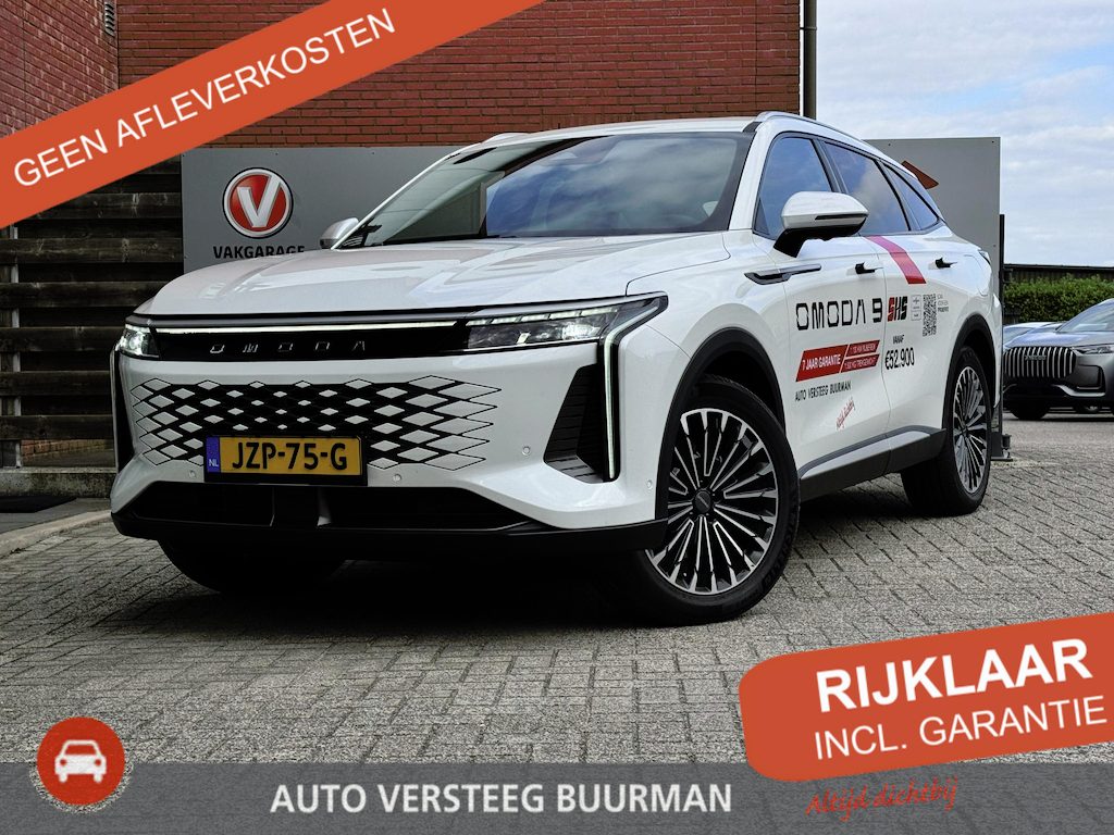 Omoda 9 1.5T-GDi SHS-P Premium Schuif/kanteldak | Stoelmassage/Ventilatie/Verwarming | 360 Camera | Alcantara Hemelbekleding | Lederen Bekleding
