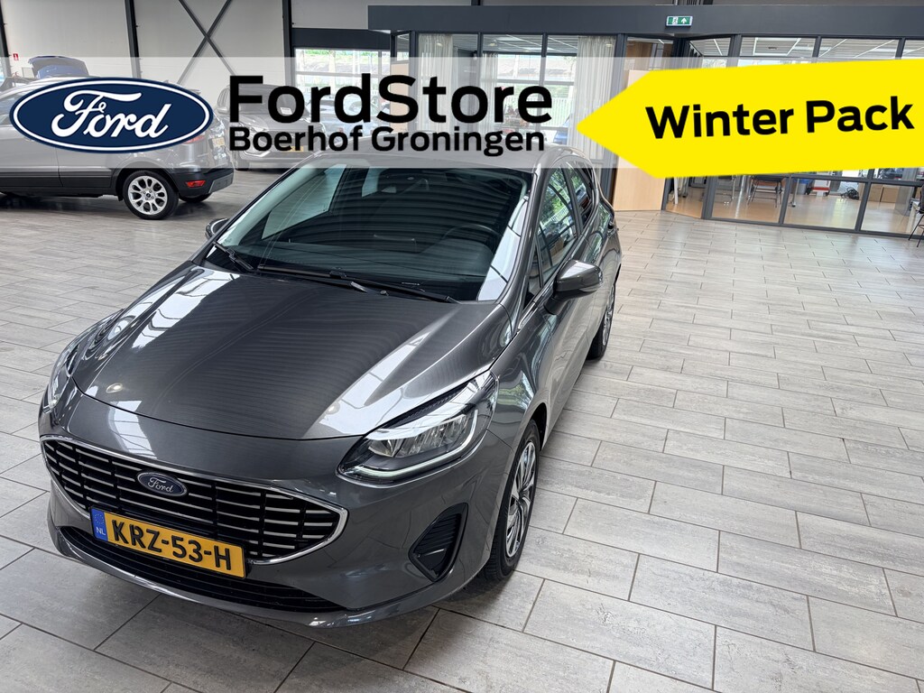 Ford Fiesta EcoBoost 100pk Titanium | Winterpack | Cruise control | LED | Climate control | Parkeersensoren achter | Apple carplay & Android Auto |