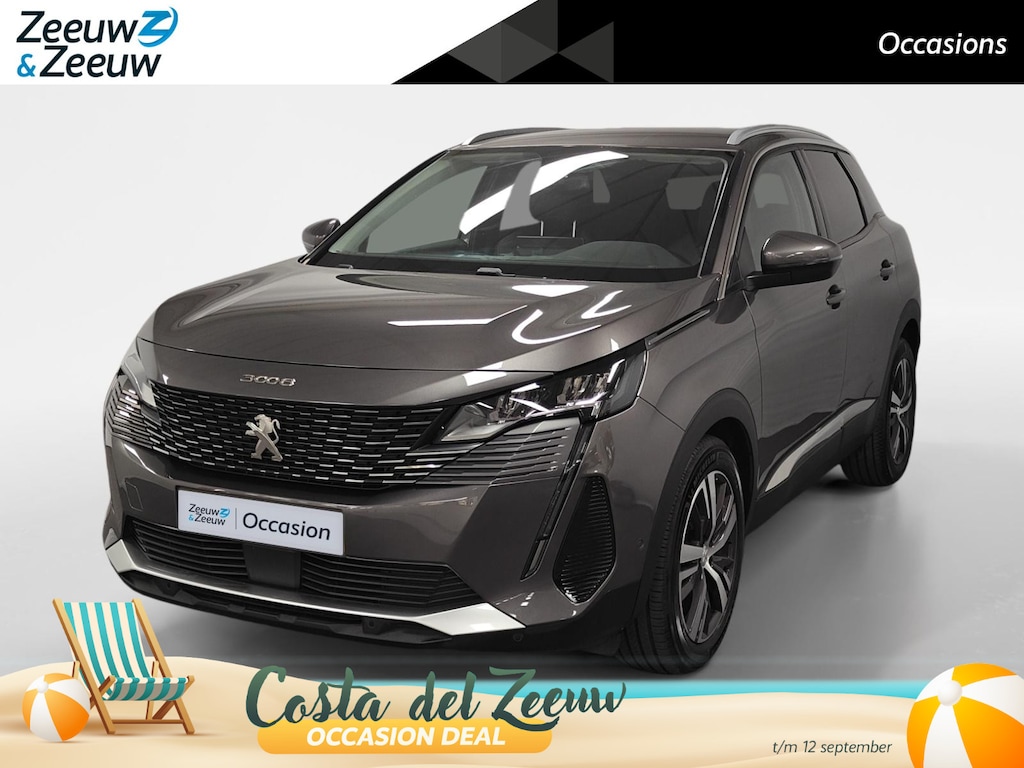 Peugeot 3008 1.2 PureTech Blue Lease Premium AUTOMAAT NAVI AIRCO CRUISE CONTROLE CAMERA APPLE CARPLAY ANDROID AUTO ZEER MOOIE AUTO DEALER ONDERHOUDEN