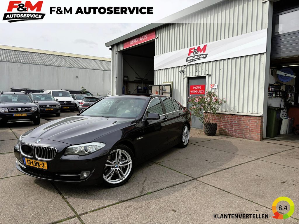 BMW 5-Serie 535i High Executive Clima, cruise, stoelverwarming, leder, memory
