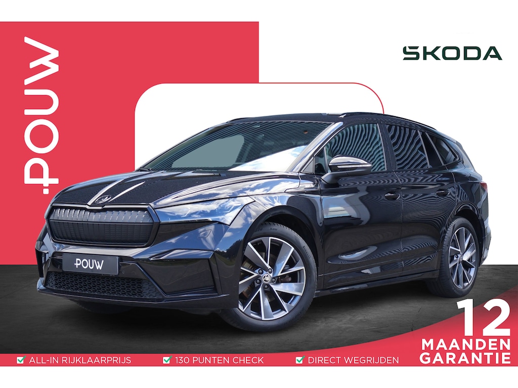 Skoda Enyaq 60 180pk Sportline | SoH 95,2% | Keyless Entry | Navigatie | Stoelverwarming | Apple CarPlay/ Android Auto | Camera achter | Adaptieve Cruise