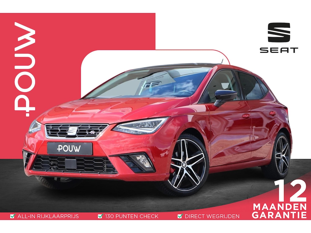 SEAT Ibiza 1.0 TSI 115pk FR Business Intense | Panoramadak | Adaptive Cruise | Carplay | Navigatie | Stoelverwarming | LED Verlichting