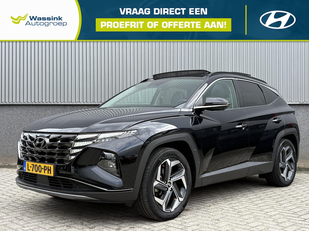 Hyundai Tucson 1.6 T-GDI PHEV Premium Sky 4WD | Schuif-/Kantel Dak | 360° Camera | Lederen Bekleding | Elektrisch Verstelbare Stoel (Memory) | Adaptive Cruise Control |