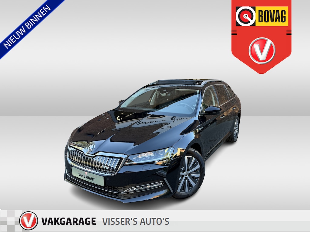 Skoda Superb Combi 1.4 TSI iV Business Edition Plus | SOH 100% | stoelverwarming | 17 inch velgen | Elektrisch glazen panorama-dak |