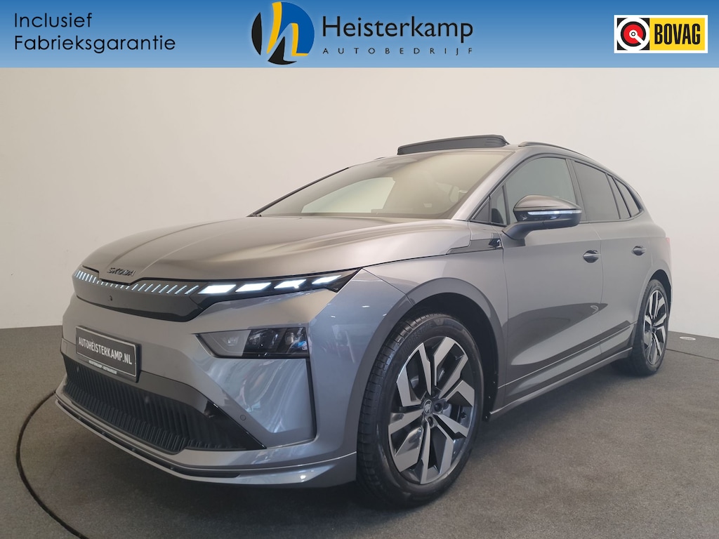 Skoda Enyaq 85 Sportline 82 kWh 286pk 2.000kg trekgewicht, Panoramadak, Wegklapbare trekhaak