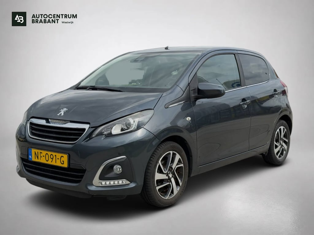 Peugeot 108 1.0 e-VTi Allure (NL-auto, Goed OndH, Leder, StoelV, Airco Auto, Bluetooth, BotsWaarschuw, Etc)