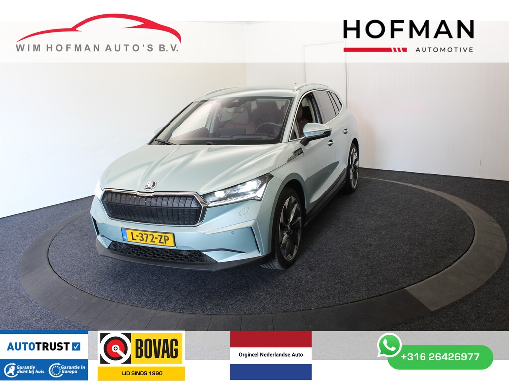 Skoda Enyaq iV 80 Sport Comfort Plus 360 Cam Vol Leder El aKlep+Trekh+Stoel+Memseats Dhoek