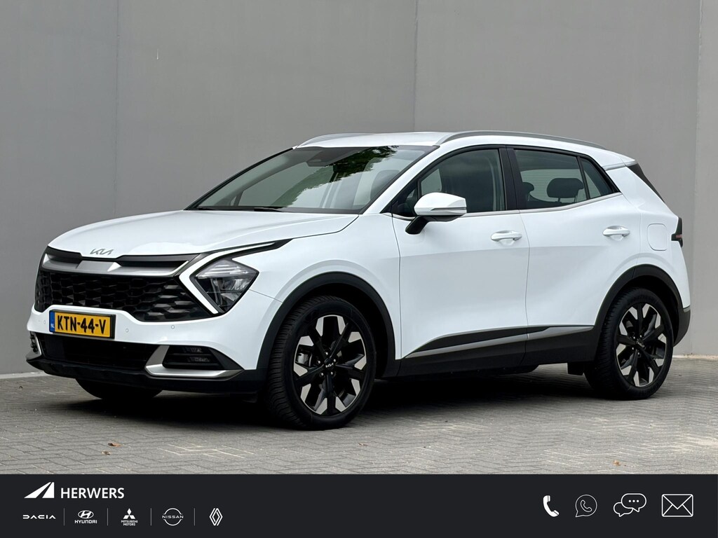 Kia Sportage 1.6 T-GDi Plug-in Hybrid AWD DynamicLine / SOH 100% / Dealer Onderhouden / Fabrieksgarantie tot 11-2029 / Dealer onderhouden / 1.350 kg Trekgewicht / Stuur & Stoelverwarming / Navigatie / Camera / Apple Carplay Android Auto /