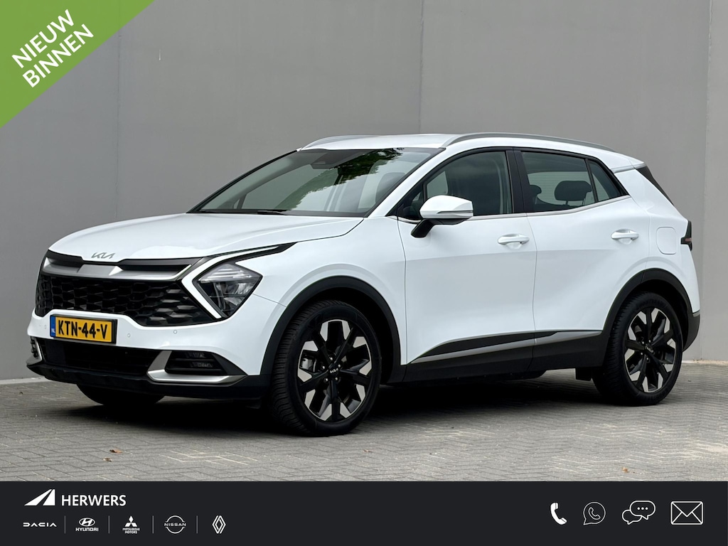 Kia Sportage 1.6 T-GDi Plug-in Hybrid AWD DynamicLine / SOH 100% / Dealer Onderhouden / Fabrieksgarantie tot 11-2029 / Dealer onderhouden / 1.350 kg Trekgewicht / Stuur & Stoelverwarming / Navigatie / Camera / Apple Carplay Android Auto /