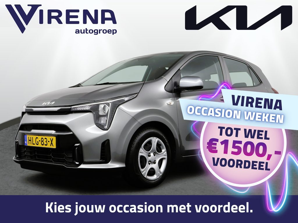 Kia Picanto 1.0 DPI DynamicLine Achteruitrijcamera - Navigatie - Airco - Cruise Control - Apple Carplay / Android Auto Fabrieksgarantie tot 04-2032
