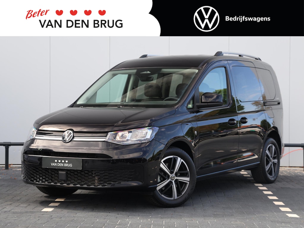 Volkswagen Caddy 1.5 TSI 115pk eHybrid Kombi Life | Navigatie | ACC | ECC | Camera | App connenct | Stoelverwarming | Digital dashboard | PDC | Side assist | DAB+ | Dakreling Aluminium | 17" LM velgen | All-season banden |
