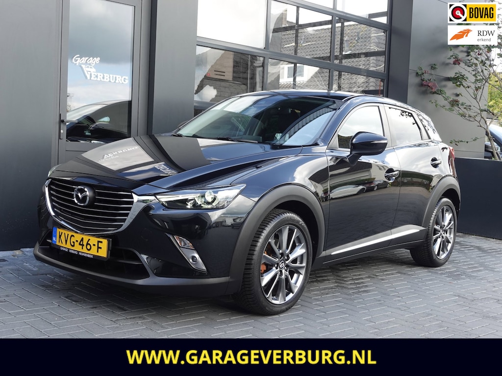 Mazda CX-3 2.0 SkyActiv-G 120 Kizoku (Navi,Camera,Cruise,PDC,HUD,LuxeLeder,Keyless,Stoelverwarming)