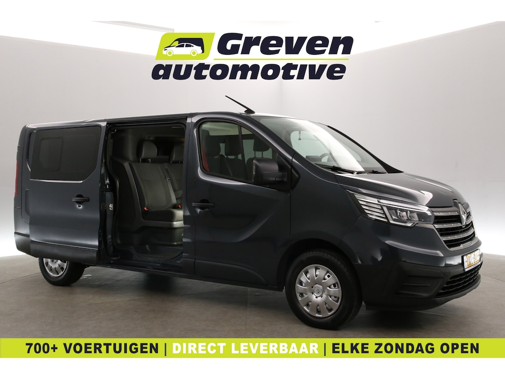 Renault Trafic 2.0 dCi T29 L2H1 | DC | 6 Zits | Airco | Cruise | Carplay | Trekhaak | Parkeersens.
