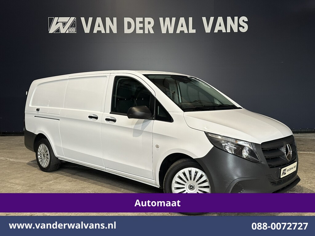 Mercedes-Benz Vito 116 CDI 164pk 9G-Tronic Automaat L3H1 Euro6 Airco | Camera | Navigatie | Adaptieve Cruisecontrol Stoelverwarming, Bijrijdersbank