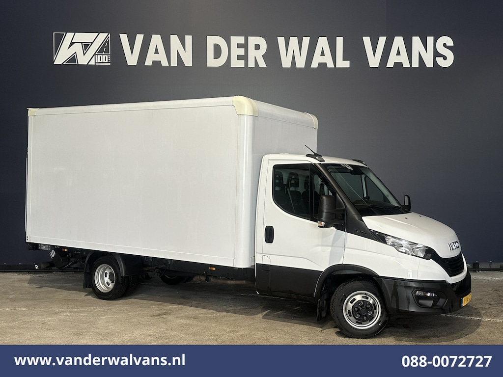IVECO Daily 35C16H 157pk Bakwagen Laadklep Dubbel Lucht Euro6 Airco | 1010kg laadvermogen Bijrijdersbank
