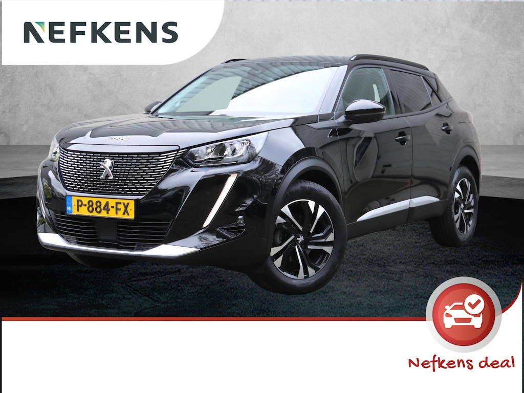 Peugeot 2008 SUV Allure 130pk Automaat | Navigatie | Climate Control | Cruise Control | Parkeersensoren | Keyless | Led koplampen | Armsteun | Apple Carplay / Android Auto | Bluetooth | DAB+ radio | Stof/kunstleder | Multifunctioneel lederen stuurwiel | Automatisch dimlicht | Regensensor | Donker getint glas | 17" lichtmetalen velgen |