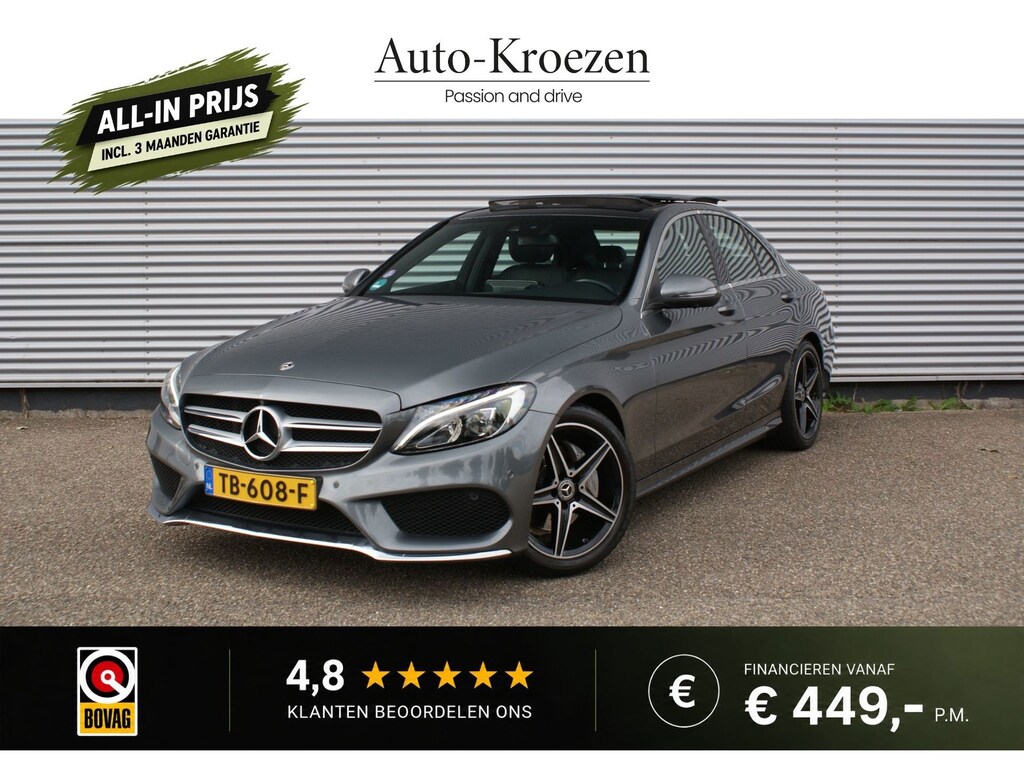 Mercedes-Benz C-klasse 180 Sport Edition ///AMG Pakket | Pano | 360 Camera | Org NL |