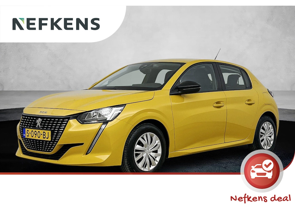 Peugeot 208 Active 75pk | Navigatie via Apple Carplay / Android Auto | Airco | Cruise Control | DAB+ radio | Bluetooth | Automatisch dimlicht | Multifunctioneel lederen stuurwiel |