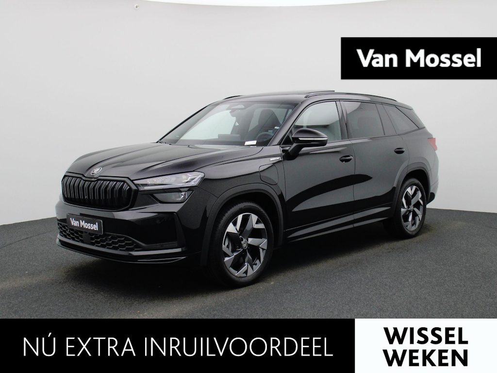 Skoda Kodiaq 1.5 TSI PHEV Sportline Business 204PK | Automaat | Matrix LED Koplampen | Trekhaak | Canton Geluidssysteem | Navigatie | Apple Carplay/Android Auto | Keyless Entry | Achteruitrijcamera | Climate Control | Adaptive Cruise Control | Parkeersensoren | Elektrische achterklep | Privacy Glass | Stoelverwarming | Lichtmetalen velgen | €2000 inruilpremie! |Direct leverbaar! |
