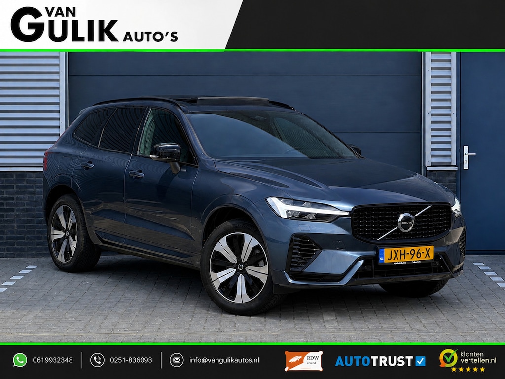 Volvo XC60 2.0 T6 PHEV AWD Ultra Black Edition | Panorama | Trekhaak | Carplay | Leder |