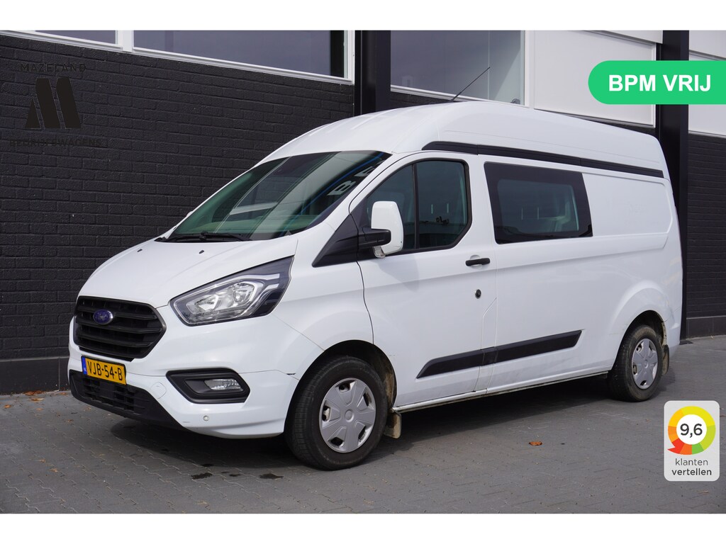 Ford Transit Custom 2.0 TDCI L2H2 DC EURO 6 - Airco - Cruise - PDC - €18.900,- Excl.