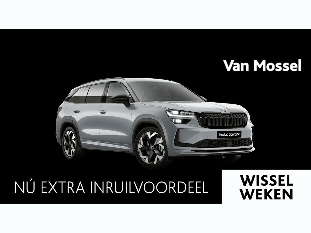 Skoda Kodiaq 1.5 TSI PHEV Sportline Business 204PK | Automaat | Matrix LED Koplampen | Trekhaak | Canton Geluidssysteem | Navigatie | Apple Carplay/Android Auto | Keyless Entry | Achteruitrijcamera | Climate Control | Adaptive Cruise Control | Parkeersensoren | Elektrische achterklep | Privacy Glass | Stoelverwarming | Lichtmetalen velgen | €2000 inruilpremie! |Direct leverbaar! |