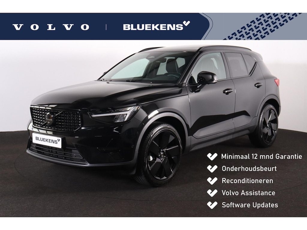 Volvo XC40 B4 Plus Black Edition - Panorama/schuifdak - IntelliSafe Assist & Surround - 360º Camera - Harman/Kardon audio - Verwarmde voorstoelen & stuur - Parkeersensoren voor & achter - Elektr. bedienb. voorstoelen met geheugen links - Draadloze tel. lader - Extra getint glas - Inklapbare trekhaak - 20' LMV