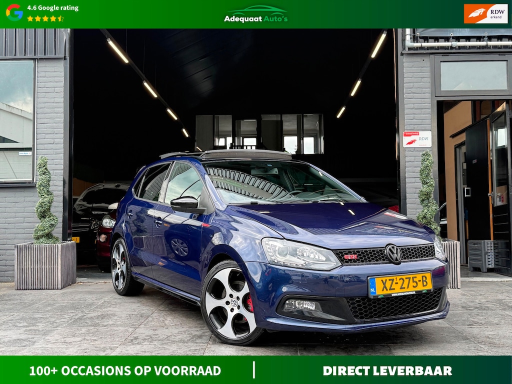 Volkswagen Polo 1.4 TSI GTI|AUT|Panoramadak|Leer|Carplay|APK
