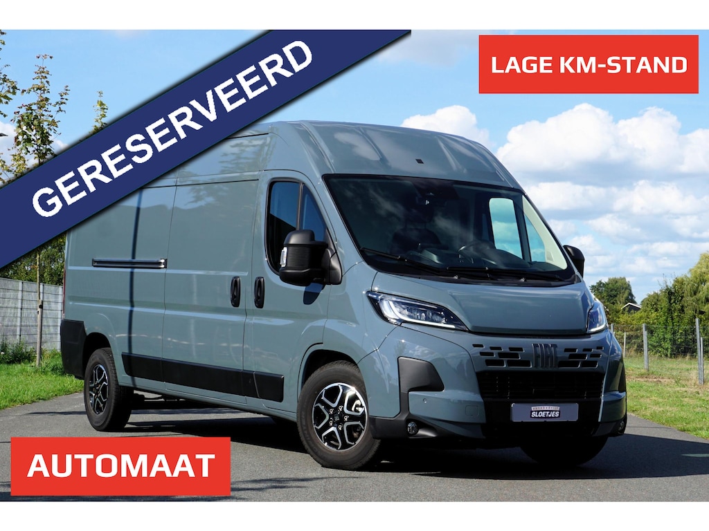 Fiat Ducato 2.2 MultiJet 180 S&S L3H2 3.5t in Topstaat |2 stoelen |Adaptive Cruise |Automaat |BPM Voordeel |Camperabasis |Full-LED |Rondom parkeersensoren |Achteruitrijcamera |Digitale binnenspiegel |Betimmering
