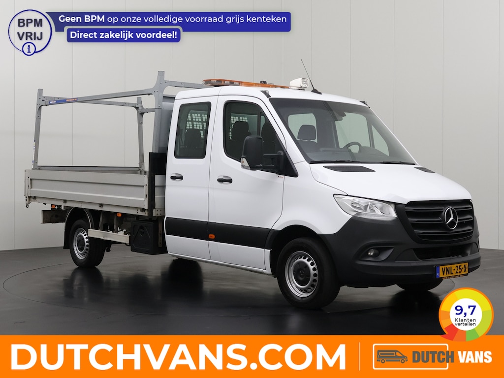 Mercedes-Benz Sprinter 314CDI Open Laadbak Dubbele Cabine | 7-Persoons | Airco |