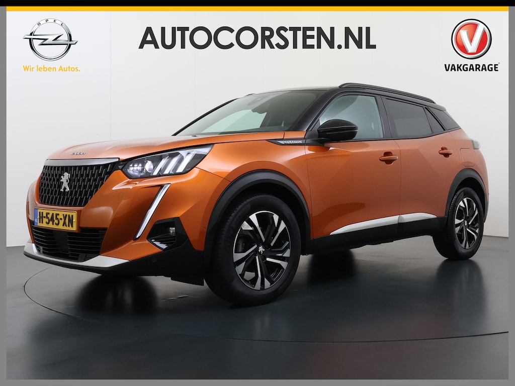 Peugeot 2008 131PK Automaat GT-Line 360°Camera Virtual Cockpit 3D-Navi Keyless Ecc Apple Carplay Android Auto Pdc Dodehoekbewaking Regen-Lichtsensor Cruise Control DAB+ Privacy Glas Lmv Led Isofix Lane Assist Bluetooth Dealeronderhouden Origineel Nederlandse Auto