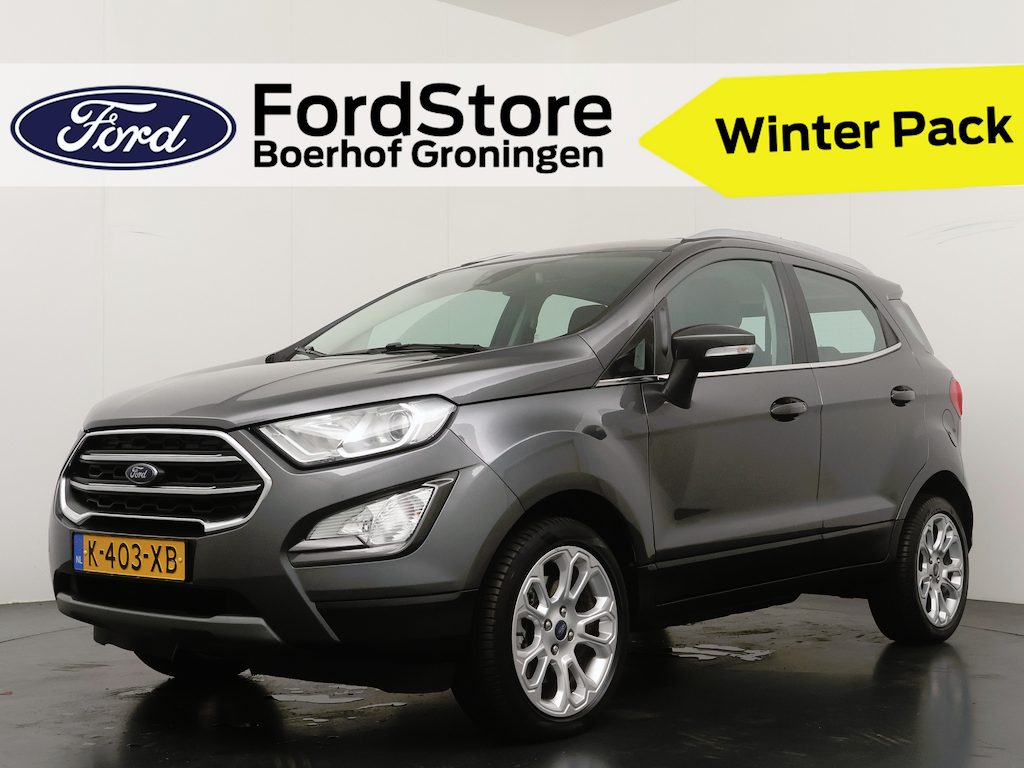 Ford EcoSport EcoBoost 125pk Titanium | Winter Pack | B&O | Cruise | Half leder | Clima | 17" LMV |