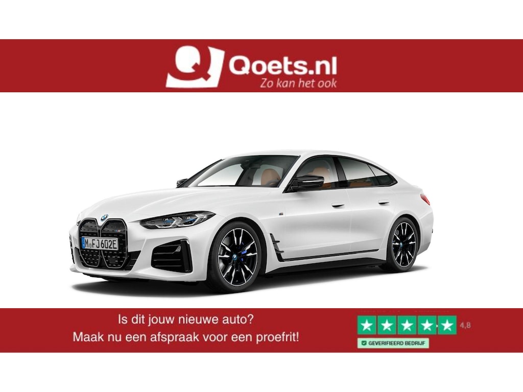 BMW i4 M50 High Executive 84 kWh Trekhaak - Active Cruise Control - Hifi - Elektrisch verstelbare/verwarmde stoelen - Stuurwielrand verwarmd - Getinte Ruiten - BMW Laserlight - BMW Drive Recorder -