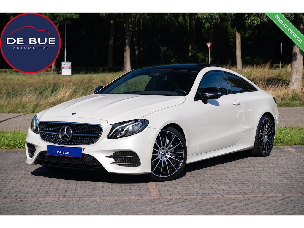 Mercedes-Benz E-klasse Coupé 200 AMG 9G|Panoramadak|WideScreen|Burmester|Sfeerverlichting|LED|Night|2 Eig|Dealer Onderhouden