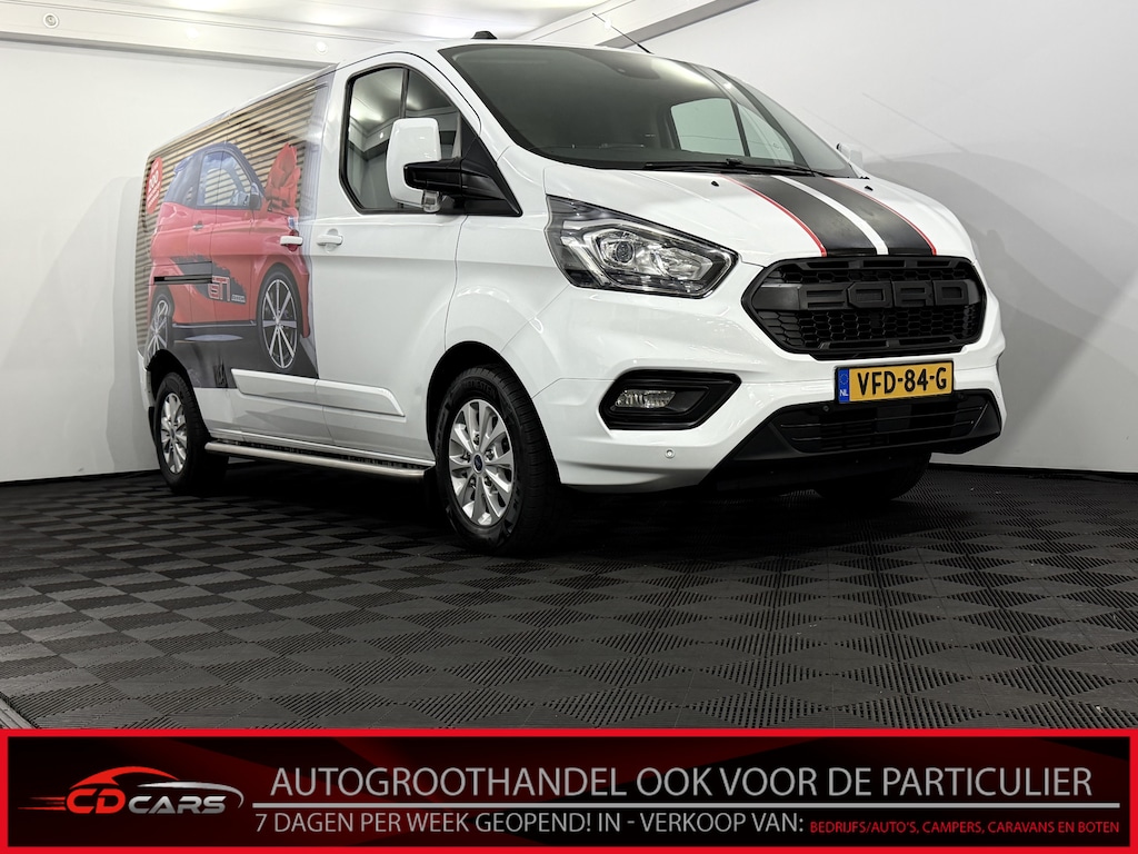 Ford Transit Custom 300 2.0 TDCI L2H1 Limited Clima, Navi, Parkeersensoren, Apple carplay, Cruise control, Stoelverwarming, Lichtmetalen velgen
