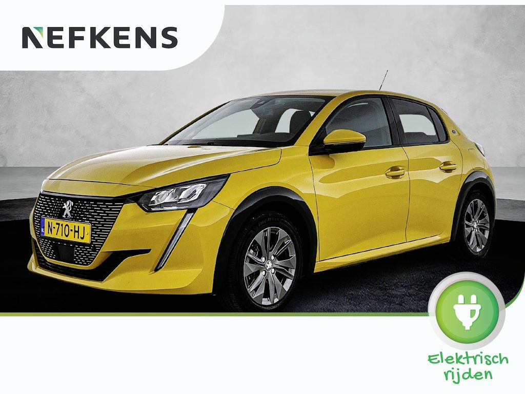 Peugeot e-208 EV Allure Pack 50 kWh 136pk | Accu 91% | Navigatie | Achteruitrijcamera | 3D Cockpit | Climate Control | Adaptieve Cruise Control | Parkeersensoren | Stof/kunstleder | Keyless start | Apple Carplay / Android Auto | DAB+ radio | Led koplampen | Donker getint glas | Dealeronderhouden | 16" lichtmetalen velgen |