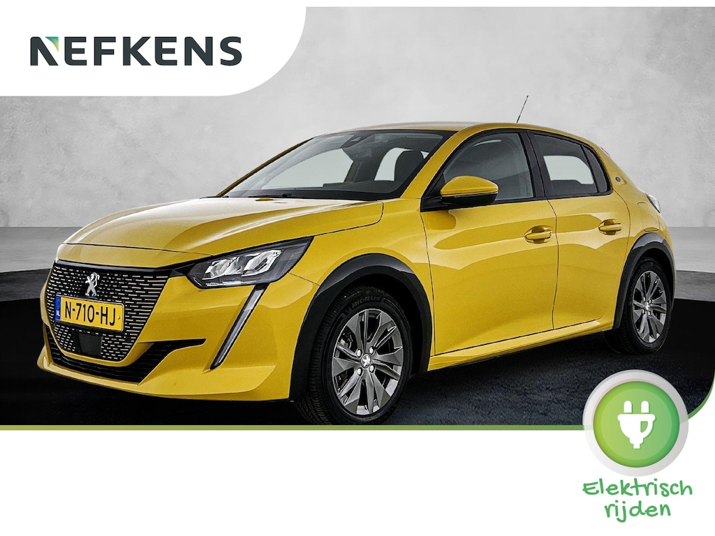 Peugeot e-208 EV Allure Pack 50 kWh 136pk | Accu 91% | Navigatie | Achteruitrijcamera | 3D Cockpit | Climate Control | Adaptieve Cruise Control | Parkeersensoren | Stof/kunstleder | Keyless start | Apple Carplay / Android Auto | DAB+ radio | Led koplampen | Donker getint glas | Dealeronderhouden | 16" lichtmetalen velgen |