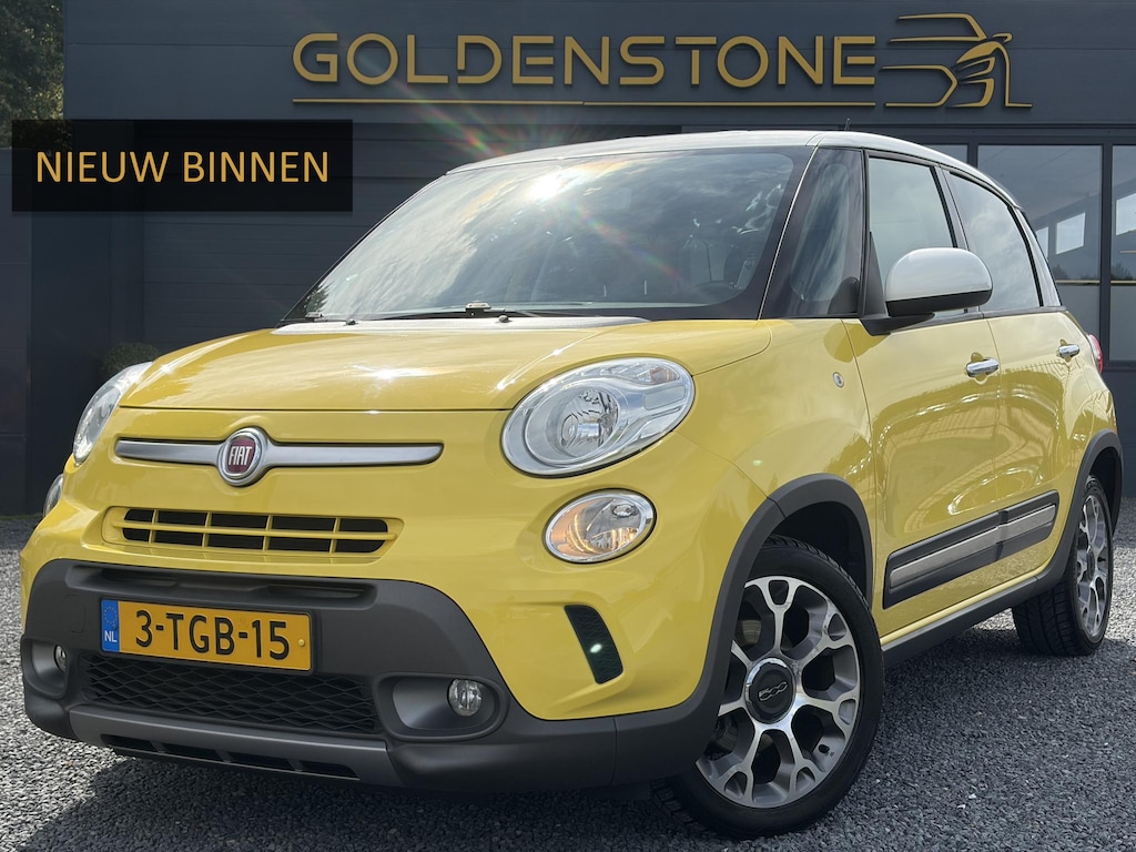 Fiat 500L 0.9 TwinAir Trekking ✓2e Eigenaar✓Navi✓Stoelverw✓105pk✓Halfleder✓Airco✓Cruise✓6 Bak✓17''Lm velgen✓Pdc✓Zeer Zuinig✓N.A.P✓Apk tot 04-2027