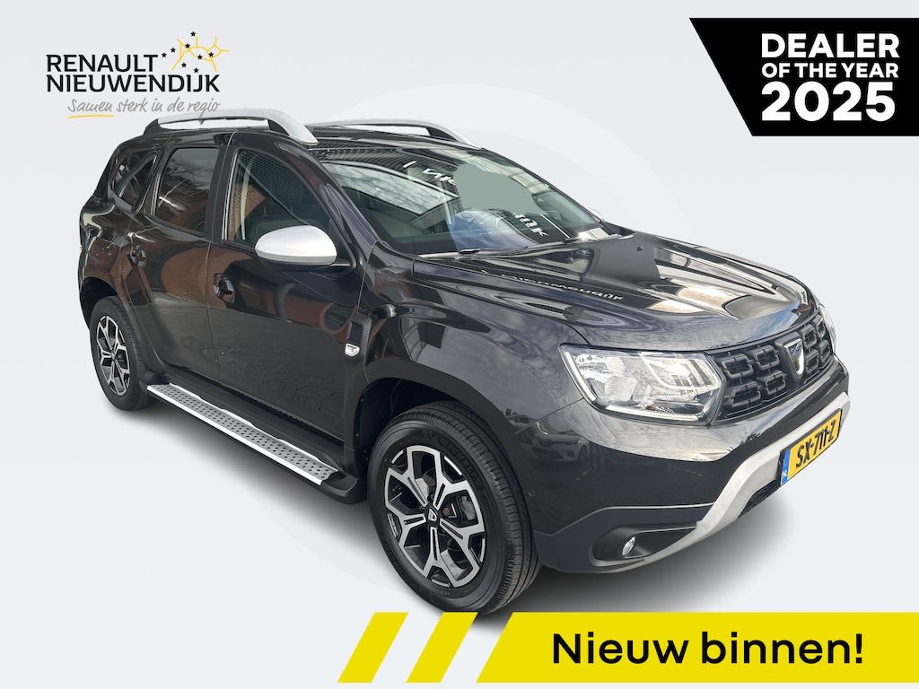 Dacia Duster 1.2 TCe Prestige | Dode hoek sensor | Camera | PDC | Trekhaak | Side step zijkant | Leder interieur | Apple Car Play/Android Auto |