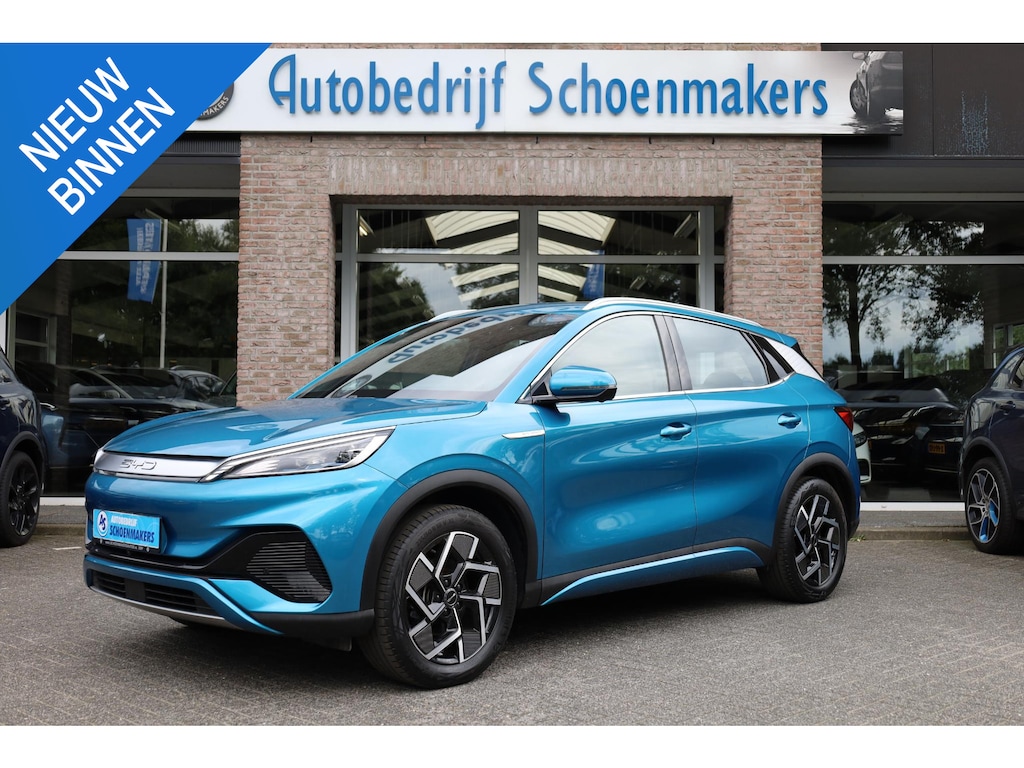 BYD Atto 3 Design 60 kWh PANO 360-CAMERA ADAPTIVE-CRUISE LEER STOELVERW. CARPLAY SFEERVERL. ELEC.STOELEN/KLEP 2XPDC 18''LMV ENZ.