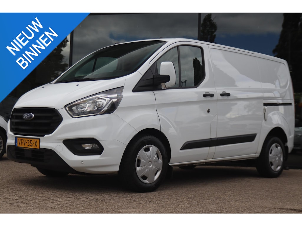 Ford Transit Custom 300 2.0 TDCI L1H1 AUT. *MARGE* | 2 SCHUIFDEUREN | TREKHAAK | CAMERA | CARPLAY | CRUISE | STOELVERWARMING