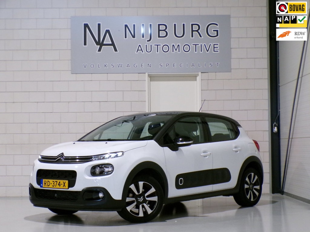 Citroën C3 1.2 PureTech S&S Shine "Origineel NL!" Automaat! Apple-Carplay Android-Auto Achteruitrijcamera Parkeersensoren Garantie