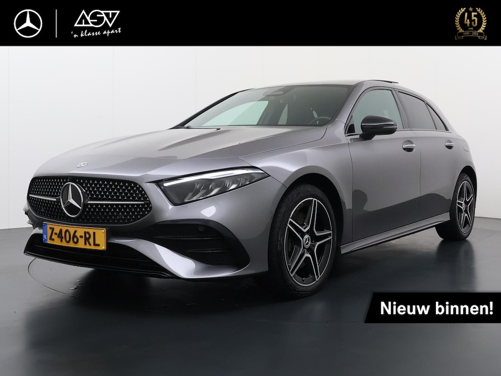 Mercedes-Benz A-klasse 250 e AMG Line | Panorama - Schuifdak | Trekhaak Wegklapbaar | Verwarmd Stuurwiel | Smartphone Integratie | Dodehoekl Assistent | Night Pakket | Klasse 3 Alarm