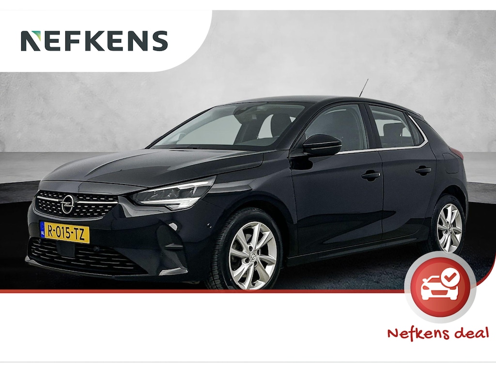 Opel Corsa 100pk Elegance | 1ste eigenaar | Camera | Dodehoekdetectie | Armsteun | LEER/Stof | AppleCarPlay/Android